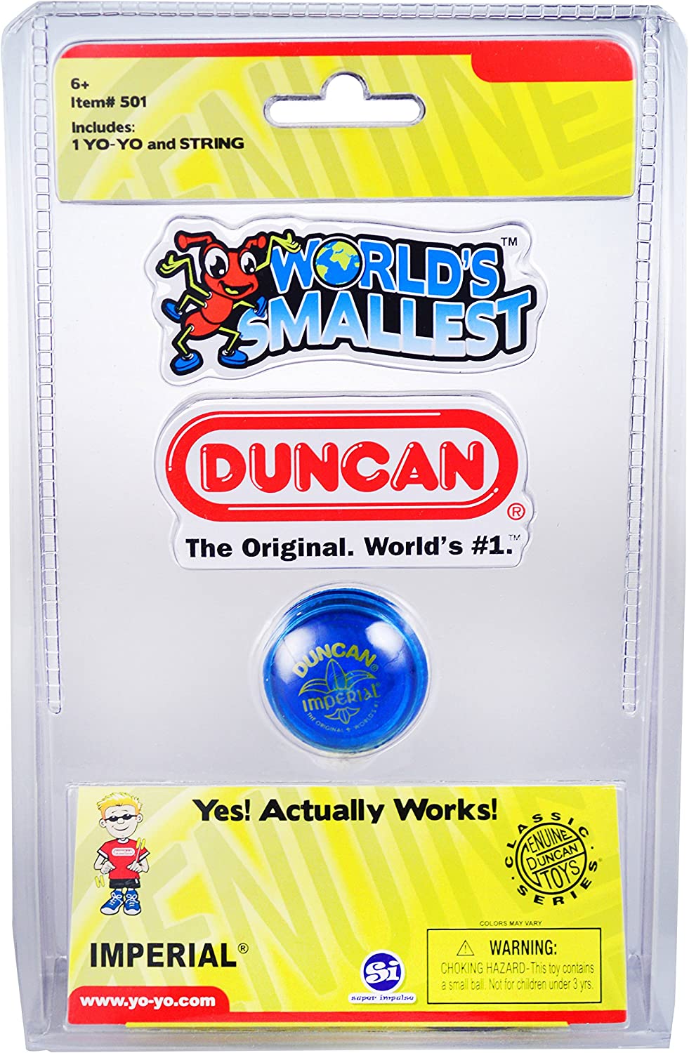 Worlds Smallest Duncan ヨーヨ ドゥードゥルトップ