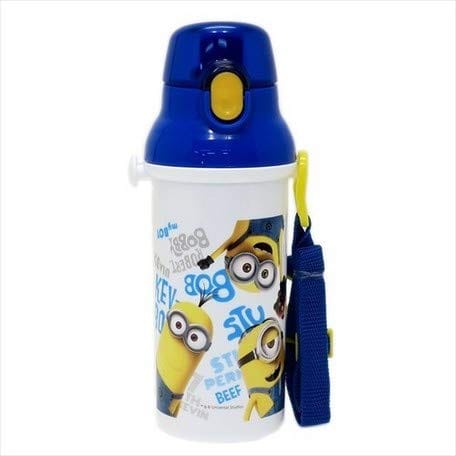 【ミニオン】直飲みワンプッシュボトル(ロゴ) 064740