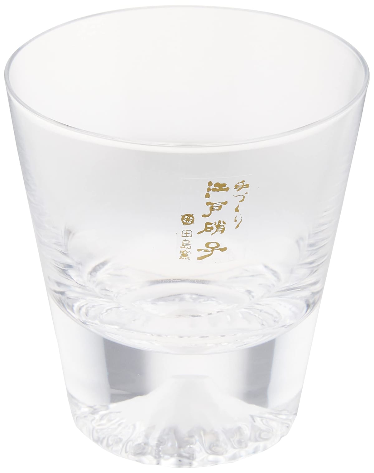 タジマガラス 富士山グラス ミニロックグラス 170ml TG20-015-MR 伝統工芸 ショットグラス ぐい呑み ギフト 父の日 結婚祝い 内祝い