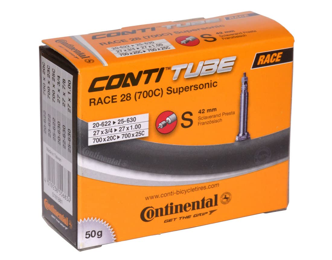 ◆RACE 28　SUPERSONIC◆RACE 28 LIGHT（65g）よりも軽い、700×20-25C サイズ用の軽量チューブです。■FV■バルブコア取り外し可能【商品名】RACE 28　SUPERSONIC【サイズ】700×20-25C【ETRTO】20/25-622【バルブ】FV【バルブ長（mm）】42【重量（g）】50(42mm)