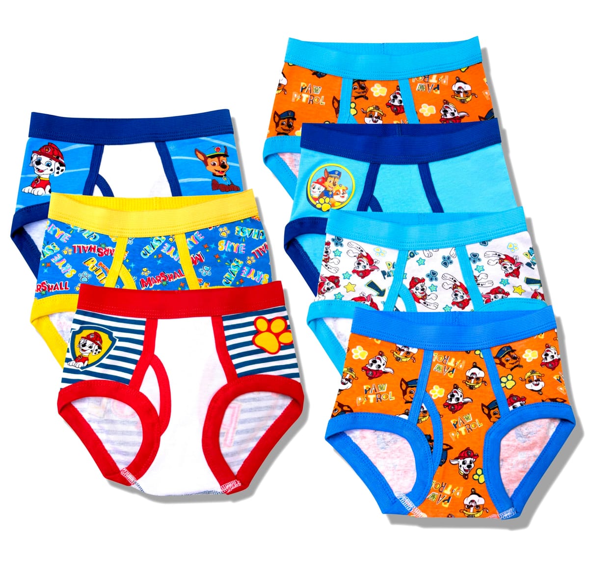 [Handcraft] パウパトロール チェイス マーシャル 男の子 パンツ 下着 ブリーフ 7枚セット マルチカラー 柄おまかせ 4T [並行輸入品]