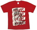 OLDCODEX（オルドコデックス） Tour 2015 “ONE PLEDGES” TシャツB（レッド）【M】