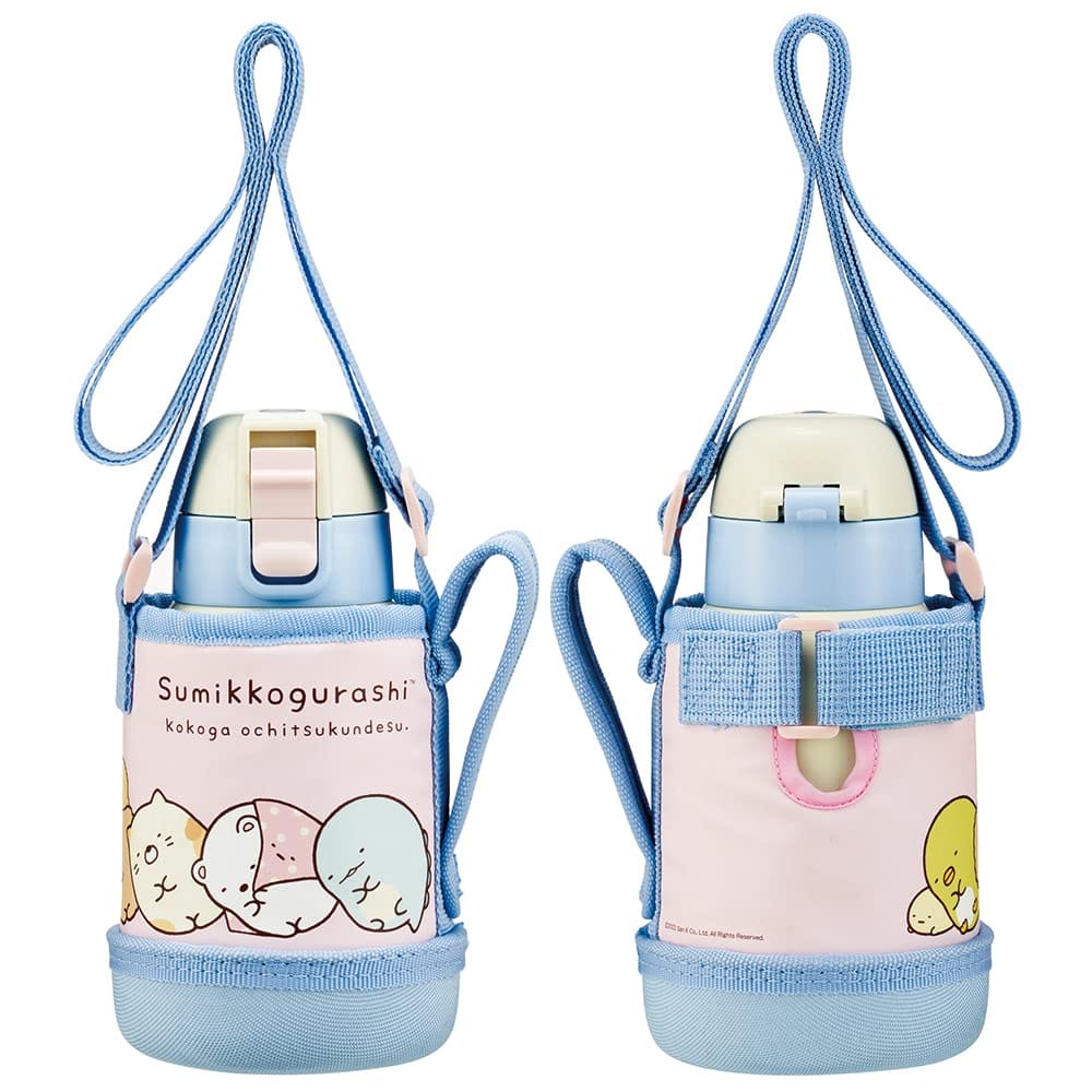 スケーター(Skater) 水筒 400ml ステンレス すみっコぐらし 子供用 カバー付き KSTCH4-A