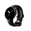 Google グーグル Pixel Watch 心拍計 Matte Black ステンレス ケース / Obsidian アクティブ バンド(Wifi)GA03119-TW 小 その1