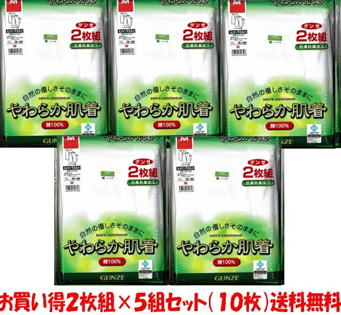 グンゼ　やわらか　長ズボン下　メンズインナー　2枚組×5組＝10枚　M・L・LL　父の日　プレゼント