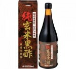 【オリヒロ社製】純玄米黒酢　720ml（こちらの商品は取り寄せとなりますのでお届け迄に7日程度かかります。）