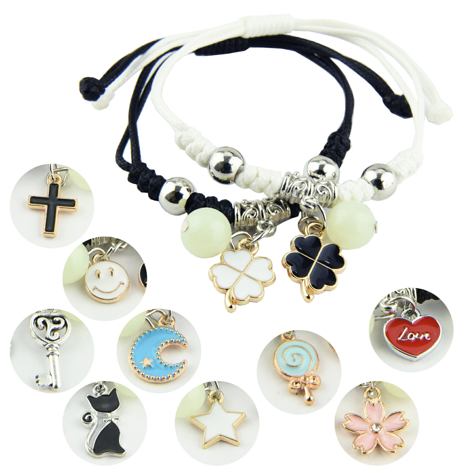 ペアブレスレット ブレスレット ペア 2個セット 全10種 合わせ シルバー アクセサリ メンズ レディース 男性 女性 カップル ギフト つけっぱなし 小さめ