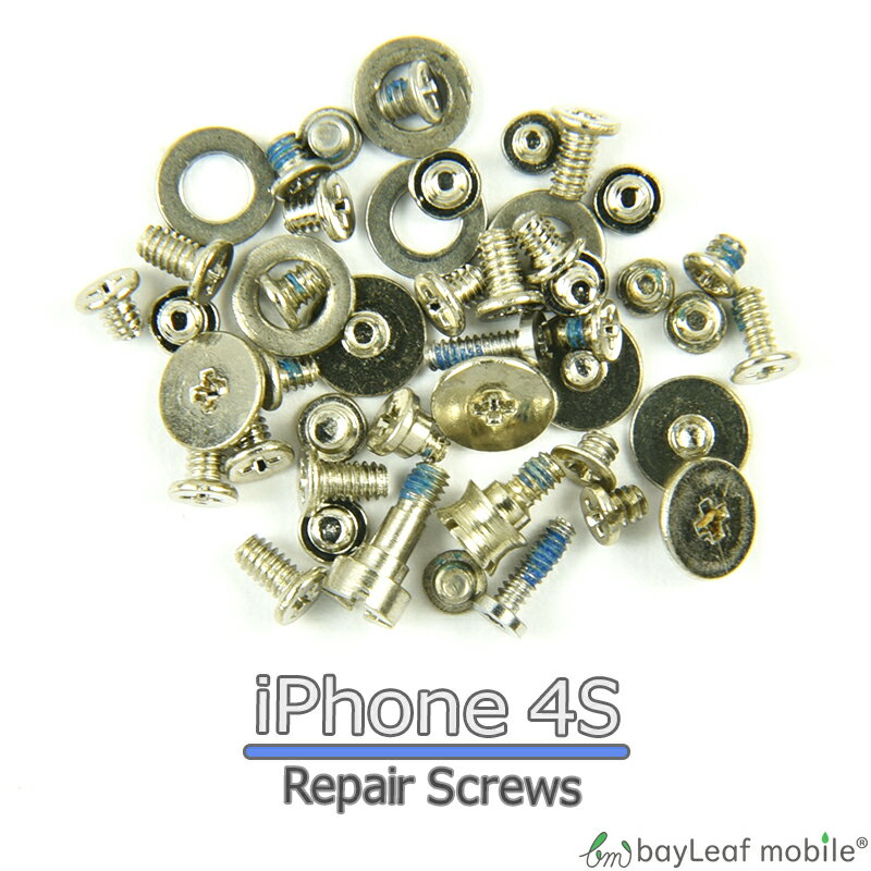 iPhone 4S iPhone4S アイフォン4S ネジ 修理 交換 部品 互換 螺子 パーツ リペア アイフォン