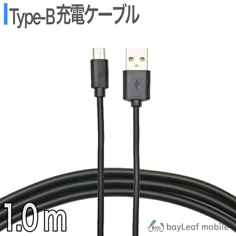 マイクロUSB タイプB ケーブル 1m micro