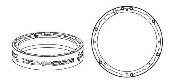 ��HELIX�ۤإ�å���CFMK200 VW.2VolksWagen�� Flex Mount200�����ץ���COMPOSE���꡼��