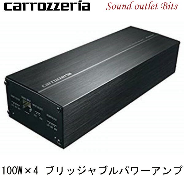 【carrozzeria】カロッツェリア GM-D1400II 100W×4chブリッジャブルパワーアンプ