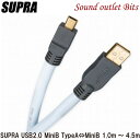 ySUPRA CABLEz USB2.0 MiniB nCXs[hUSBP[u1.0m`4.5m