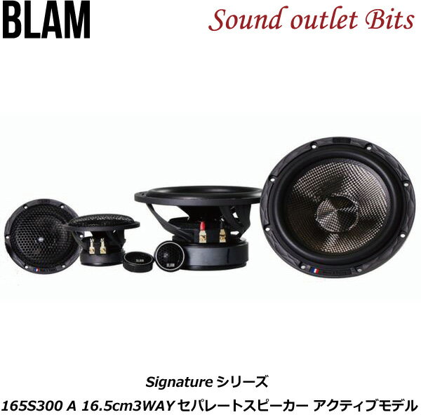 【BLAM】ブラム165S300ASignatureシリーズ16.5cmセパレート3WAYスピーカーネットワークなし