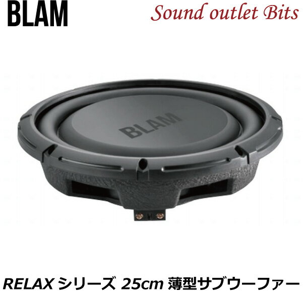 ■■【BLAM】ブラム RS10 RELAXシリーズ 10インチ(25cm)薄型サブウーファー