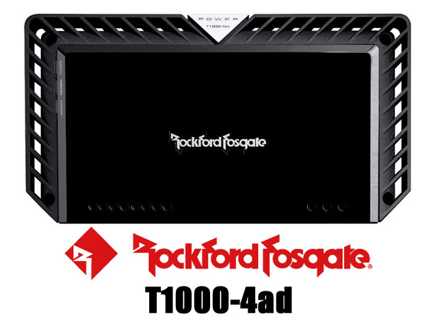 【Rockford】ロックフォードT1000-4ad4ch(4/3/2ch)パワーアンプ