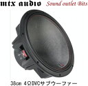 MTX AUDIO 7515-44 75シリーズ38cm4ΩDVCサブウーファー