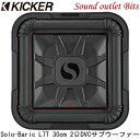 【KICKER】キッカー Solo-Baric L7T 薄型サブウーファーL7T122 2ΩDVC 32cmスクエア型サブウーファー