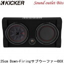【KICKER】キッカー TRTP102 CompRTシリーズ 25cmサブウーファー搭載BOXDown-Firing ウーファーリフレックスサブウーハー付き