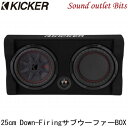 【KICKER】キッカー TRTP102 CompRTシリーズ　25cmサブウーファー搭載BOXDown-Firing ウーファーリフレックスサブウーハー付き