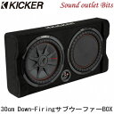 【KICKER】キッカー TRTP122 CompRTシリーズ 30cmサブウーファー搭載BOXDown-Firing ウーファーリフレックスサブウーハー付き
