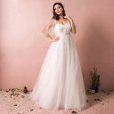 【大きいサイズウェディングドレス】ウェディングドレス ロングウエディングドレス Aライン 編み上げタイプ トレーンタイプ フレア袖あり Vネック オーダーメイド【ホワイト】【2XL~7XLサイズ】【fh50】