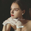 ショートグローブ ウェディンググローブ Wedding Gloves グローブ ウエディンググローブ ウェディング小物 ブライダル小物 手袋 ブラック ホワイト...