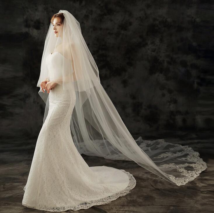 ウエディングベール 【ロング・2層】コーム付き...の紹介画像3
