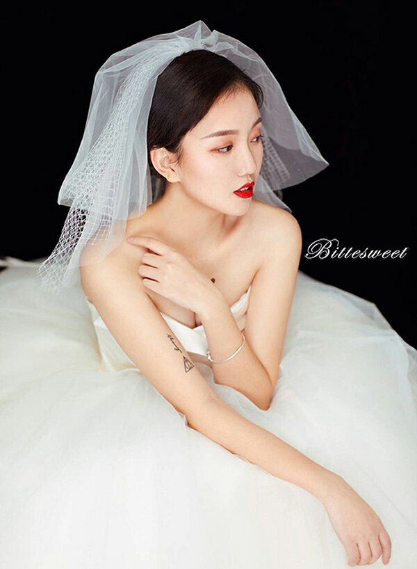 ベール ミニベール 欧米風 ショートベール ウ...の紹介画像2