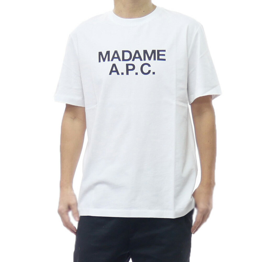 乐天商城 - A.P.C. アーペーセー メンズクルーネックTシャツ COGYK-M26462 ホワイト 2026春夏新作