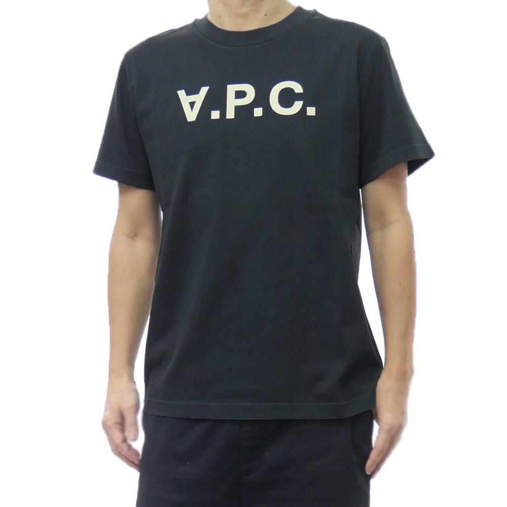 乐天商城 - A.P.C. アーペーセー メンズクルーネックTシャツ COHBM-M26384 ブラック 2026春夏新作