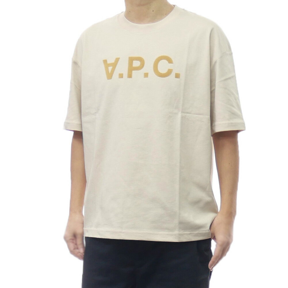 樂天商城 - A.P.C. アーペーセー メンズクルーネックTシャツ COHLR-M26385 ベージュ 2026春夏新作