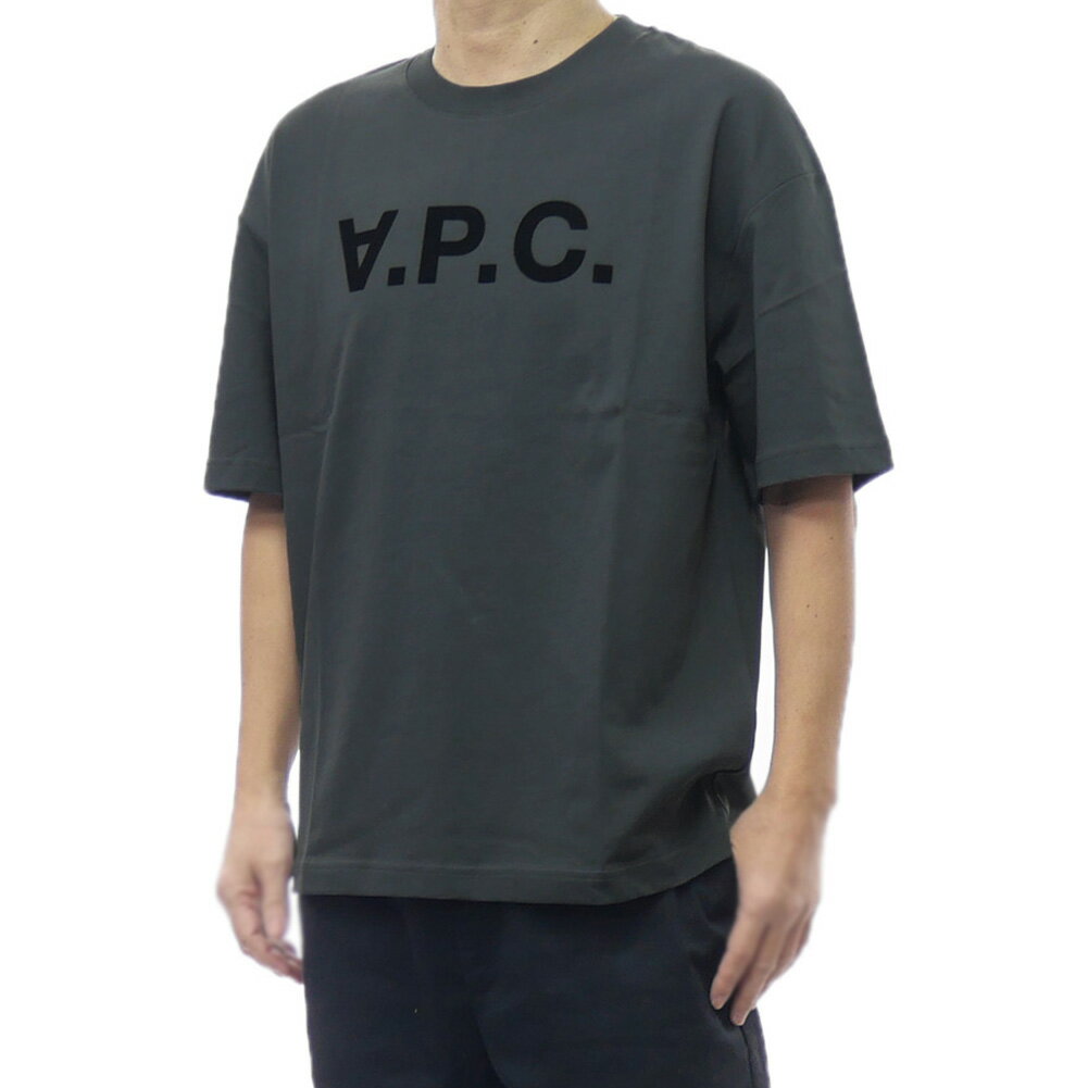 乐天商城 - A.P.C. アーペーセー メンズクルーネックTシャツ COHLR-M26385 チャコールグレー 2026春夏新作