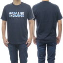 ARMANI EXCHANGE アルマーニエクスチェンジ メンズクルーネックTシャツ 3RZTBC ZJA5Z ネイビー