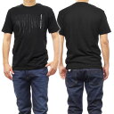 ARMANI EXCHANGE アルマーニエクスチェンジ メンズクルーネックTシャツ 3DZTBK ZJ9TZ ブラック /2024春夏新作