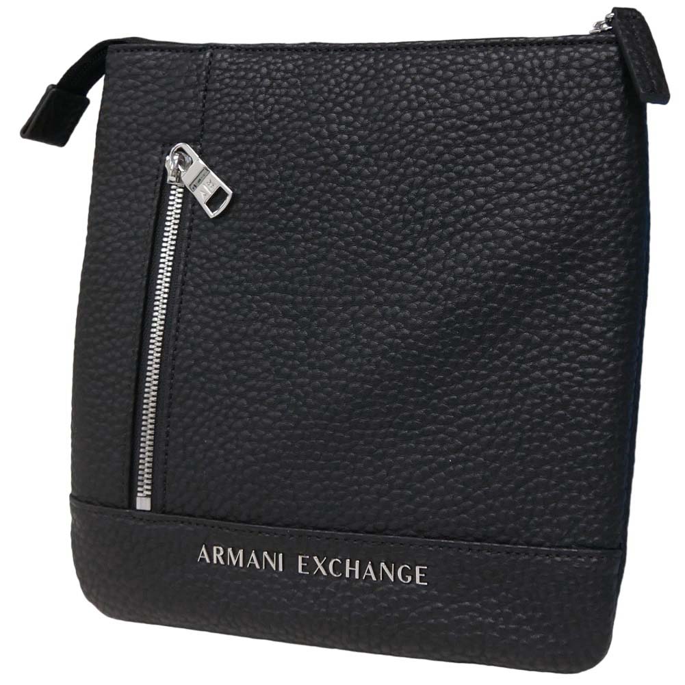 ARMANI EXCHANGE アルマーニエクスチェンジ メンズショルダーバッグ 952652 CC828 ブラック /2024春夏新作