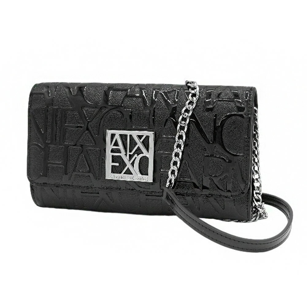 ARMANI EXCHANGE アルマーニ エクスチェンジ A/X レディース財布(小銭入れ付き) 948481 CC794 ブラック /定番人気商品