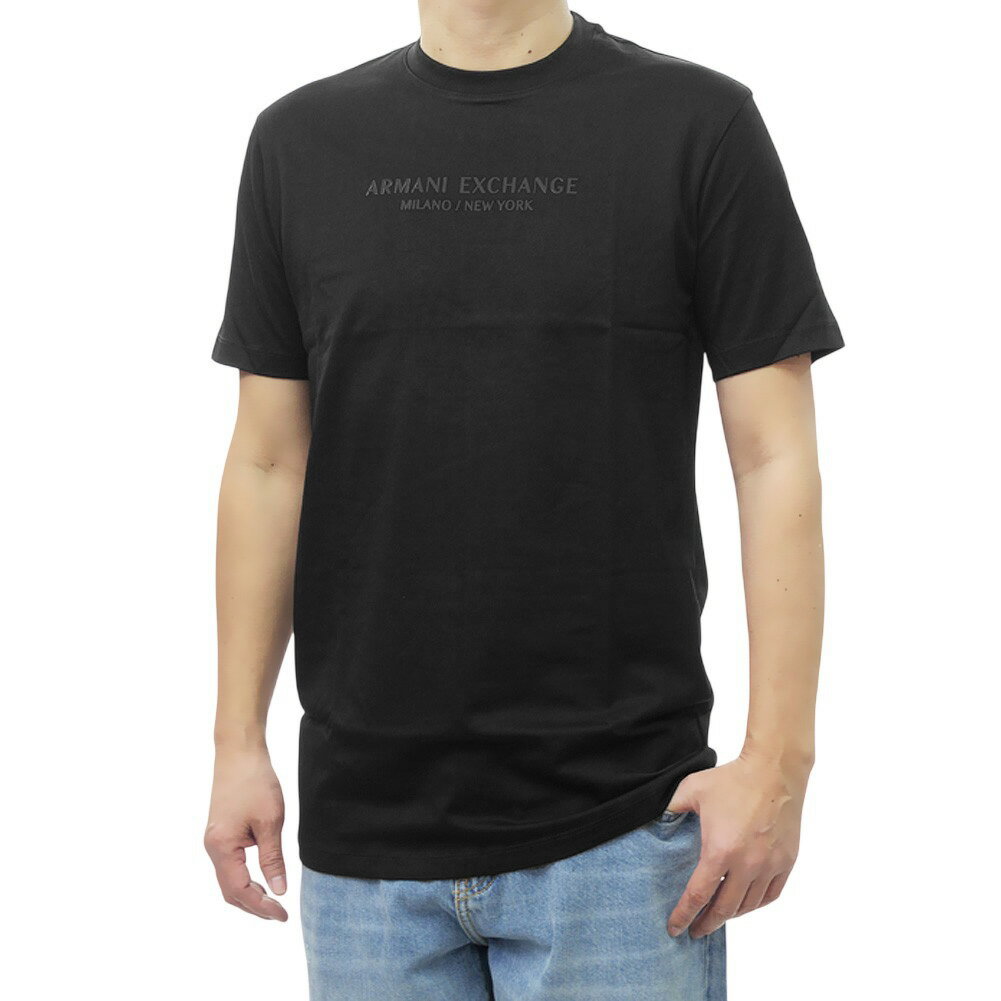 Rakuten - ARMANI EXCHANGE アルマーニ エクスチェンジ A/X メンズクルーネックTシャツ XM001280 AF10361 ブラック 2026春夏新作