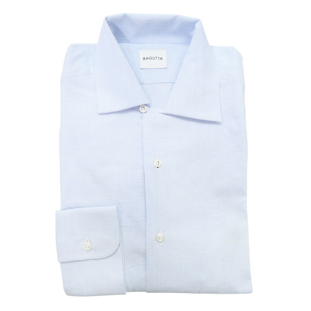 新品 Bagutta バグッタ コットン 100% 長袖 シャツ 2XL 秋 (H0041308) BAGUTTA - Bagutta コットン リネン プルオーバー カプリ シャツ 長袖