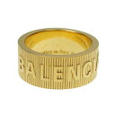 BALENCIAGA oVAK YO FORCE STRIPED RING / 674648 J8400 S[h