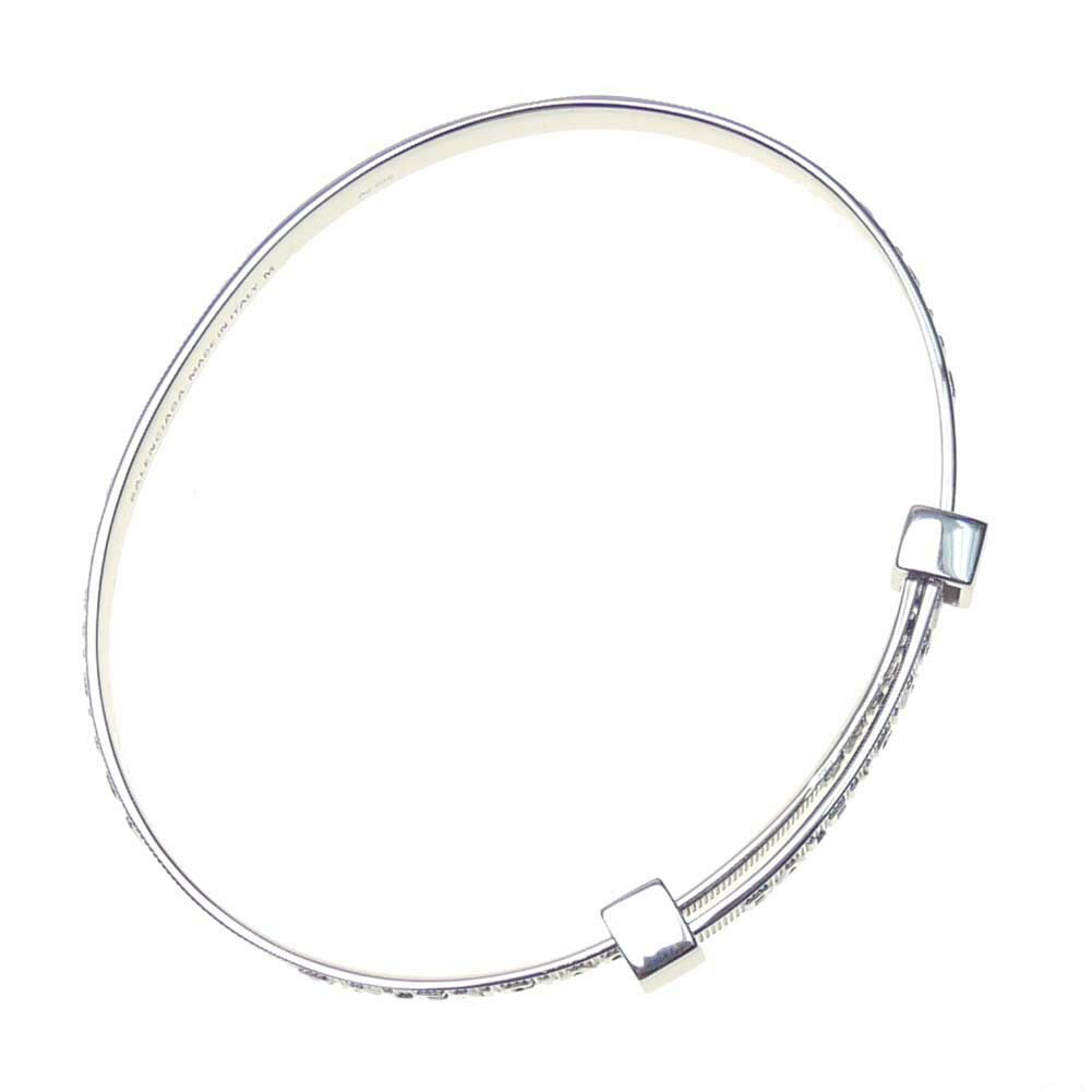 BALENCIAGA バレンシアガ メンズブレスレット 644508 J8400 / LOGO HOOP BRACELET シルバー