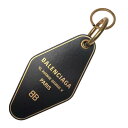 BALENCIAGA バレンシアガ メンズキーリング/キーホルダー 768538 TZ45J / HOTEL 2.0 KEYRING ブラック