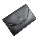 BALENCIAGA バレンシアガ レディース三つ折財布（小銭入れ付き） 736730 2AABY / ENV MINI WALLET ブラック×グレー /2024春夏新作