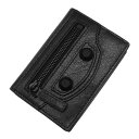 BALENCIAGA バレンシアガ メンズ三つ折り財布 768430 2AA56 / CAG MINI WALLET ブラック(4)