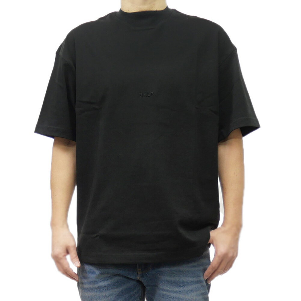 乐天商城 - BALR. ボーラー メンズクルーネックTシャツ B1112.1279 / Logo Box T-Shirt ブラック