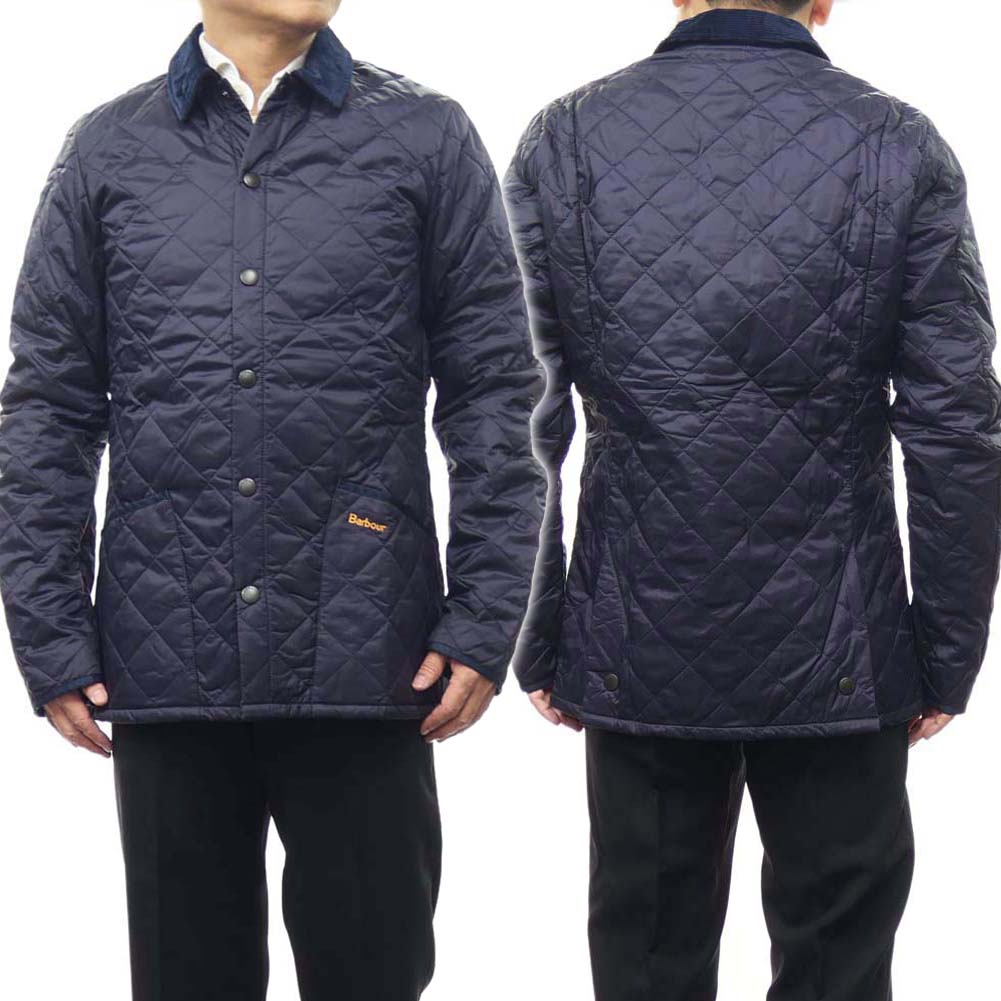 バブアー コート メンズ BARBOUR バブアー メンズキルティングジャケット MQU0240 / HERITAGE LIDDESDALE QUILT ネイビー