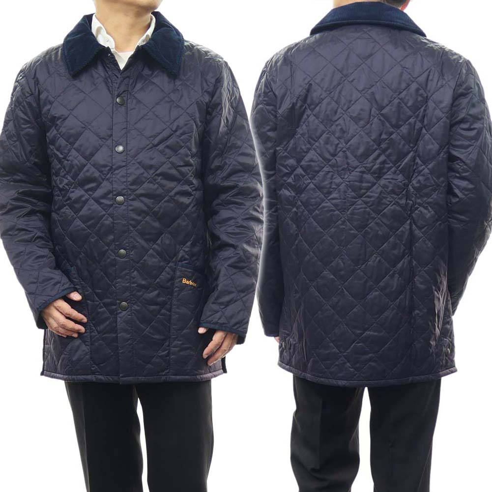 バブアー コート メンズ BARBOUR バブアー メンズキルティングジャケット MQU0001 / LIDDESDALE QUILT ネイビー