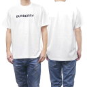 バーバリー Tシャツ メンズ BURBERRY バーバリー メンズクルーネックTシャツ 8084234 1 / HARRISTON ホワイト /2024春夏新作