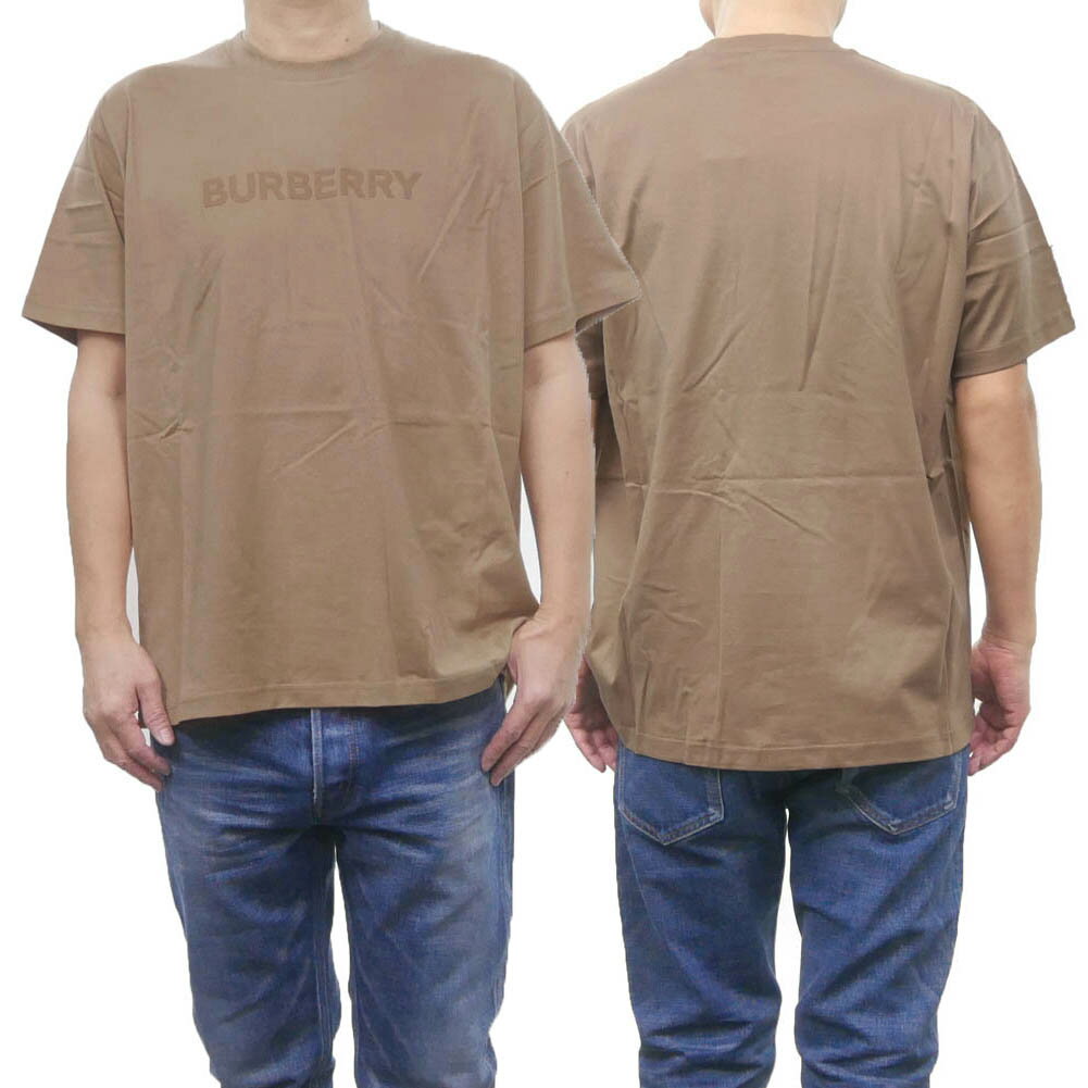 BURBERRY バーバリー メンズクルーネックTシャツ 8083128 1 / HARRISTON キャメル /2024春夏新作