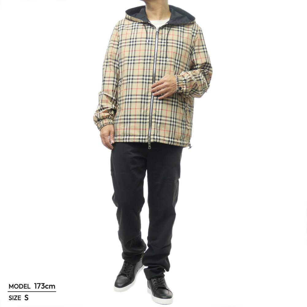 BURBERRY バーバリー メンズリバーシブルナイロンジャケット 8027097 1 / STRETTON CHK ベージュ /定番人気商品