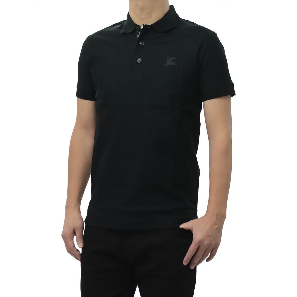 BURBERRY バーバリー メンズポロシャツ 80964251 / EDDIE EKD ブラック 2026春夏新作